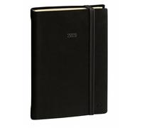 Quo Vadis 376014Q - Agenda 2023 - DAILY 17 SILK - Multilingüe - Color: Negro - 12x17 cm