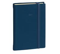 Quo Vadis 377012Q - Agenda 2023 - DAILY 24 SILK - Multilingüe - Color: Azul - A5-16 x 24 cm