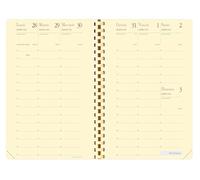 QUO VADIS, 521021Q - Línea: Planning 16 S - Agenda interior de bolsillo anual 2024, semanal, 13 meses, diciembre-diciembre, 9 x 16 cm, papel marfil, italiano