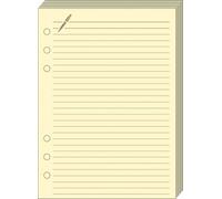 Quo Vadis - Accesorios de TIMER - Recambio de fichas de notas para timer 17 - Papel marfil Clairefontaine - Formato de 10 x 17 cm