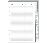 Quo Vadis - Accesorios de TIMER - Recambio para timer 17 - Papel blanco Clairefontaine - Formato de 10 x 17 cm