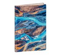QUO VADIS - Cuaderno de notas - Respire - Multicolor - Páginas con líneas - 16 x 24 cm - Papel Clairefontaine reciclado - Fabricación francesa