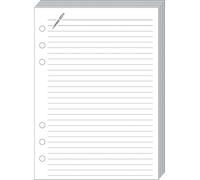 Quo Vadis - Recambio para organizador de fichas y notas Timer 17, de color marfil, 10 x 17 cm