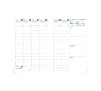 Quo Vadis - Recarga Agenda - 2025 - Business - Semainier Planning - Francés - 13 meses de diciembre a diciembre - 10 x 15 cm - Papel Clairefontaine blanco - Fabricación francesa