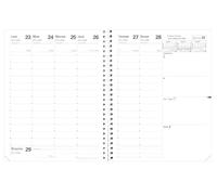 QUO VADIS - Recarga Agenda escolar - Espiral - 2025-2026 - Presidente S septiembre - Semainier Planning - Francés - 13 meses de agosto a agosto - 21 x 27 cm