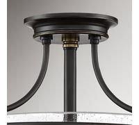 Elstead Lighting Griffin lámpara de techo 3x60 W latón-marrón QZ-GRIFFIN-SFS-C-PNAB