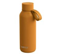 Botella térmica QUOKKA SOLID AMBER con colgador Strap 510ML acero inoxidable boca ancha