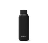 Quokka solid - jet black 510 ml - botellas de agua acero inoxidable si