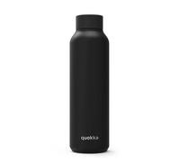 Quokka solid - jet black 630 ml - botellas de agua acero inoxidable si