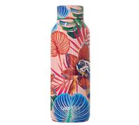 Quokka, Botella Térmica de 510 ml de Doble Pared con Motivo de Flores Tropicales