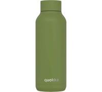 Quokka Botella térmica Solid Olive Green de acero inoxidable 510 ml - Doble pared al vacío, 12 h caliente y 18 h fría, boca ancha, tapa antigoteo