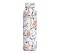QUOKKA BOTELLA TERMO ACERO INOXIDABLE SOLID VINTAGE FLORAL 630 ML