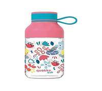 Quokka KIDS BOTELLA TRITAN ICE CON COLGADOR FLOWERS 430 ML