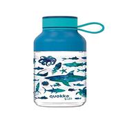 Quokka KIDS BOTELLA TRITAN ICE CON COLGADOR SEA ANIMALS 430 ML