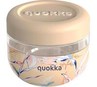 Quokka RECIPIENTE COMIDA MS CON FUNDA DE SILICONA BUBBLE VINTAGE FLORAL 500 ML