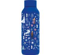 QUOKKA SOLID X DISNEY | BOTELLA TÉRMICA DE ACERO INOXIDABLE DOBLE PARED | FROZEN FOREST