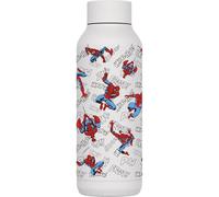 QUOKKA SOLID X DISNEY | BOTELLA TÉRMICA DE ACERO INOXIDABLE DOBLE PARED | SPIDER-MAN RETRO COMIC