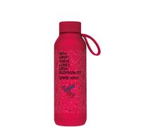 QUOKKA SOLID X MARVEL | BOTELLA TÉRMICA DE ACERO INOXIDABLE DOBLE PARED CON COLGADOR | SPIDER-MAN GREAT POWER