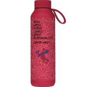 QUOKKA SOLID X MARVEL | BOTELLA TÉRMICA DE ACERO INOXIDABLE DOBLE PARED CON COLGADOR | SPIDER-MAN GREAT POWER