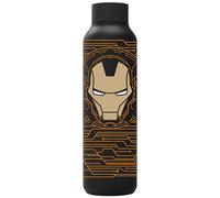 QUOKKA SOLID X MARVEL | BOTELLA TÉRMICA DE ACERO INOXIDABLE DOBLE PARED | IRON MAN