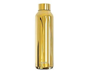 Quokka8412497576012Acero Inoxidable Sólida Térmica Botella, 630 ml Capacidad, Elegante Oro