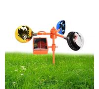 Quorvex Discos Ahuyentadores de Aves | Ahuyentador Solar Reflectante De Aves,Esculturas y Estatuas de Jardín para Uso en Exterior, Granja, Patio Trasero, Agua, Vía de Acceso y