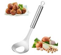 Quorvex Herramienta Para Hacer Albóndigas,Acero Inoxidable Molde Antiadherente Mango Largo - Cuchara Para Albóndigas Con Agujeros - Utensilios De Cocina Para Cocina, Pollo, Cerdo, Pescado, Vegetariano