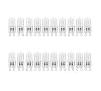 Qusedwey LáMpara de Bombilla HalóGena Duradera Resistente una Altas Temperaturas para Horno G9 para Refrigeradores, Hornos, Ventiladores, 40 W, 500 ℃, Bombilla de Clavija, 120 V