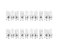 Qusedwey LáMpara de Bombilla HalóGena Duradera Resistente una Altas Temperaturas para Horno G9 para Refrigeradores, Hornos, Ventiladores, 40 W, 500 ℃, Bombilla de Clavija, 220 V