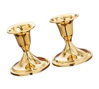 Qusinfc 2 soportes elegantes de mesa de hierro a la luz de las velas, barra de cena, fiesta, candelabro, decoración del hogar, hotel, propietario de metal fuerte