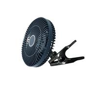 Qusinfc Ventilador de coche con clip de 9 pulgadas con motor sin escobillas, textura de control de velocidad variable, adecuado para ventilador de coche de ventana o asiento trasero