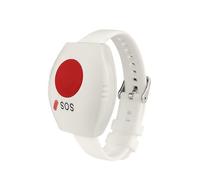 Qussedser Reloj de pulsera con control remoto RF, transmisor tipo reloj, botón de llamada, control remoto inalámbrico, botón de emergencia SOS