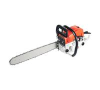 Qussse Motosierra de gasolina de 20 pulgadas, 2 tiempos, 52 cc, motosierra | 2.0 kW, 7500 rpm, arranque de tracción, lubricación automática de cadena, con bolsa de herramientas, para jardín y leña
