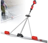 QUSYZD Kit de máquina vibratoria inalámbrica para nivelación de hormigón, 9 velocidades, 2 m, 2 baterías. Herramienta de Acabado de hormigón para nivelación Suave, 1,5 m.,1.5M