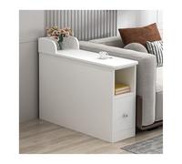 QUSYZD Sofá Mesa Auxiliar Sala De Estar Mesa Auxiliar Pequeña Sofá Aparador Gabinete Lateral Sándwich Gabinete De Espacio Estrecho Junto A La Luz Mesa De Esquina De Lujo Mesita,One Color-16x70x55cm