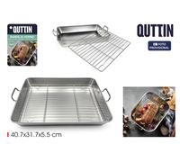Quttin Bandeja para Horno con Grill 40.7x31.7 cm