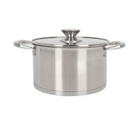 QUTTIN - CACEROLA 20CM ACERO APTA PARA INDUCCIÓN CON TAPA COLECCIÓN HERMES - Cacerola de Acero Inoxidable - Cacerola Alta Durabilidad y Resistencia al Calor - Cacerola Diseño Ergonómico y Funcional -