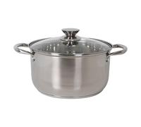 QUTTIN - CACEROLA 26CM ACERO APTA PARA INDUCCIÓN CON TAPA COLECCIÓN NEW NERON - Cacerola de Acero Inoxidable - Cacerola Alta Durabilidad y Resistencia al Calor - Cacerola Diseño Ergonómico y Funcional