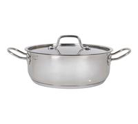 QUTTIN - Cacerola Acero con Tapa Apta Inducción 24CM/4L - Colección Hotel - Alta Durabilidad y Resistencia al Calor - Compatible con Todo Tipo de Cocinas | Amystyle