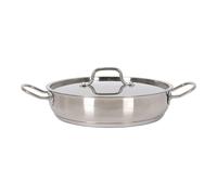 QUTTIN - Cacerola Baja con Tapa de Acero, 26cm, 3.1L, Apta para Inducción, Colección Hotel - Alta Durabilidad y Resistencia al Calor - Diseño Ergonómico - Compatible con Todo Tipo de Cocinas |