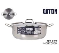 Quttin Cacerola con Tapa de 30cm, 7.5L