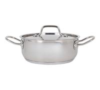 QUTTIN - Cacerola con Tapa de Acero para Inducción 20cm - Colección Hotel, 2.5L, Alta Durabilidad, Diseño Ergonómico, Compatible con Todas las Cocinas | Amystyle