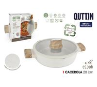 Quttin Cacerola ECOOK de 20 cm con Tapa