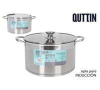 Quttin Cacerola Hermes de Acero Inoxidable 28cm (10L) Pack de 4