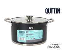 Quttin Cacerola Hermes Matt 26cm 8L Acero Inoxidable