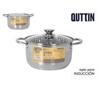 Quttin Cacerola NEW NERON 26cm 8L Acero Inoxidable