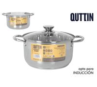 Quttin Cacerola NEW NERON 28cm 10L Acero Inoxidable