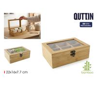 Quttin Caja para té de bambú