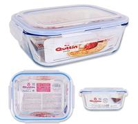 TopRed | Quttin Recipientes de Cristal para Alimentos Sin BPA Transparente Azul