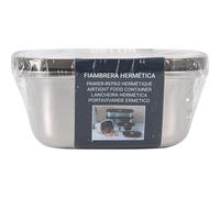 Quttin | Fiambrera Hermética Acero Inoxidable 1000ml Conservación de Alimentos - Fiambrera Hermética con Cierre Hermético y Seguro